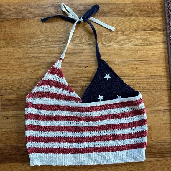 AMERICAN EAGLE Patriotic Halter - Picture 4 of 5